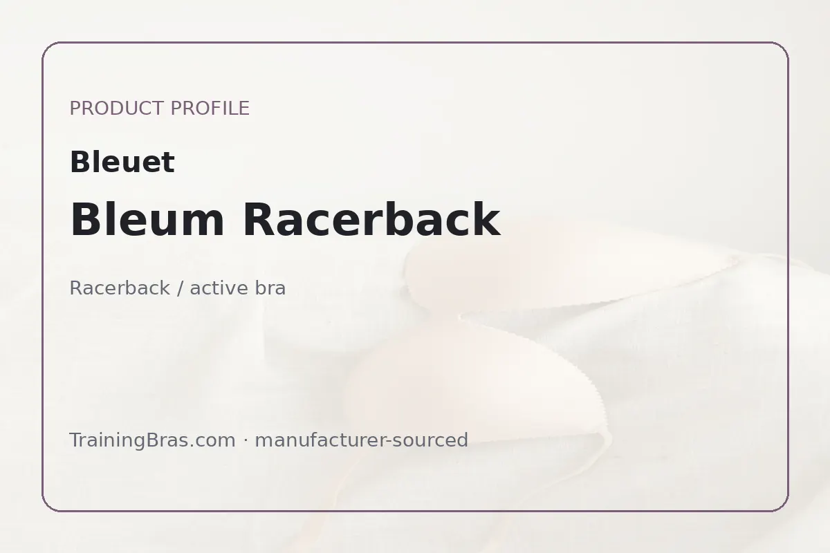 Bleuet Bleum Racerback product profile card