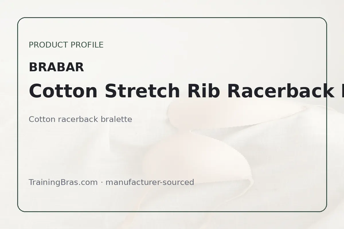 brabar cotton racerback product profile card